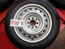 スタッドレス マルチスチール キャップ無+ブリヂストンブリザックVRX 175/65R15 8.5分山★フィットインサイトに！stwt15_画像5