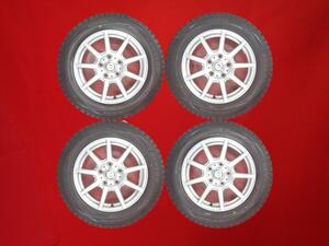 スタッドレス 9スポークタイプ1P+ダンロップウィンターMAXX01 WM01 185/65R15 9/8.5分山★フリードに！stwt15