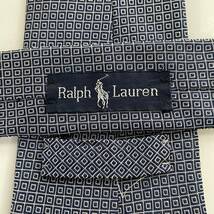 RALPH LAUREN（ ラルフローレン) ネイビースクエアネクタイ_画像1