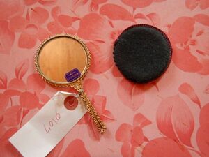  autumn black confidence . small world Mini hand-mirror 5X9.8CM made in Japan MADE IN JAPAN