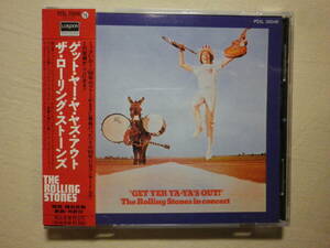 『The Rolling Stones/Get Yer Ya-Ya’s Out!(1970)』(1989年発売,P25L-25046,廃盤,国内盤帯付,歌詞対訳付,ライブ・アルバム)