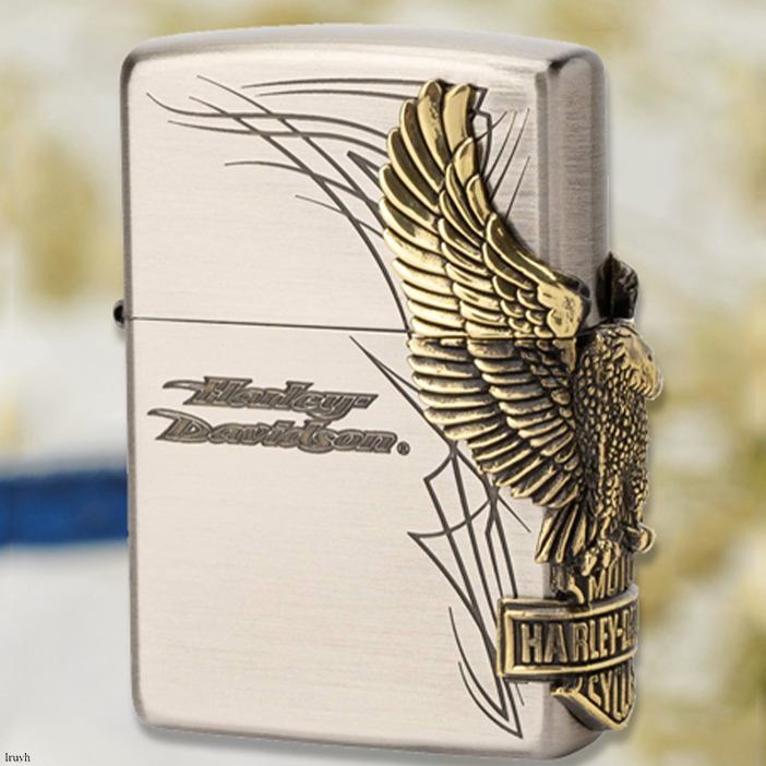 希少☆Zippo ライター HAREY DAVIDSON ハーレーダビッドソン サイド