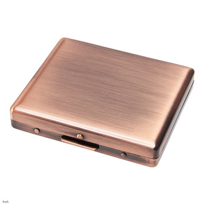  Schic cigarette case copper old beautiful 70mm 20ps.@ for metal cigarette case cigarettes smoking mobile casual stylish simple spring type 