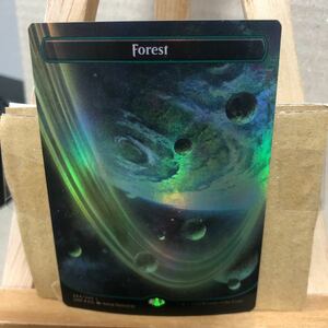 MTG 【Foil】《森/Forest》[UNF] 土地(244) Unfinity 基本土地 マジックザギャザリング 緑 コモン