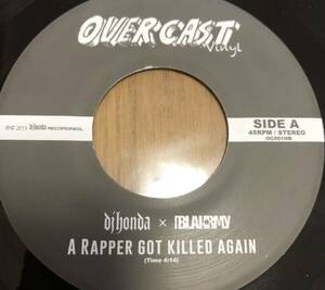 レコード DJ HONDA × BLAHRMY A Rapper got killed again OverCast - 19 Situations In The Raw Mixed by DJ KURONEKO ブラーミー