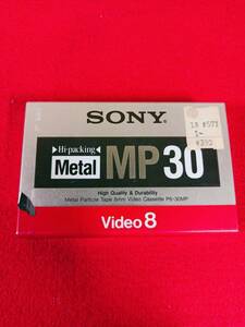  не использовался стоимость доставки 520 иен! ценный retro SONY Metal MP30 hi-packing video8 P6-30MP