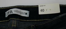 タグ付き ZARA SKINNY FIT デニム パンツ 40 ザラ レディース_画像6