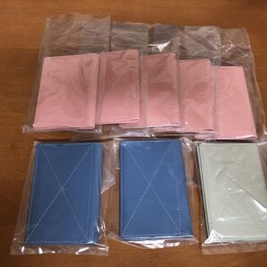 新品 カードケース 8ヶ 12000円相当 パスケース マイナンバーカード 保険証 免許証 ピンク ブルー 青 グレー 入学 卒業
