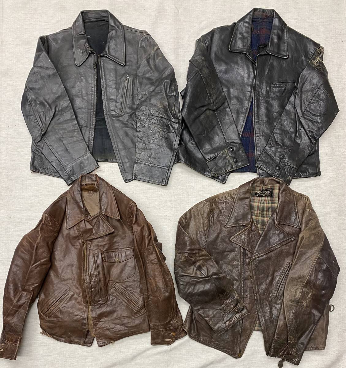 ヤフオク! -「30s ビンテージ レザージャケット」の落札相場・落札価格