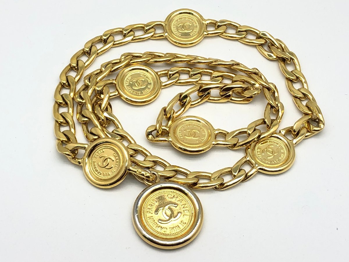 ヤフオク! -「シャネル チェーンベルト」(シャネル) (し)の落札相場