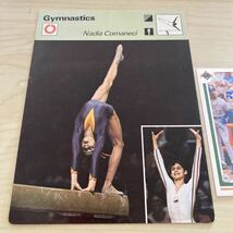 1977-79 SportsCasterCard Gymnastics Nadia Comaneci.Cathy Rigby.Maria Filatova,Natalia Chapishnikova.Vera Caslavska._画像1