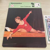 1977-79 SportsCasterCard Gymnastics Nadia Comaneci.Cathy Rigby.Maria Filatova,Natalia Chapishnikova.Vera Caslavska._画像7