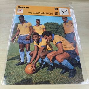 1979 FIFA 1958 World Cup Brazil National Team Pele.Vava.Didi.Jair.Zito. ワールドカップ　ブラジル代表　ペレ