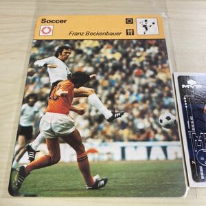 1979 SportsCasterCard Frank Beckenbauer West Germany vs Holland フランツベッケンバウアー　西ドイツ代表対オランダ代表