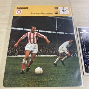 1977 SportscasterCard Stanley Matthews Arsenal Stanley Machoe Arsenal Sports Caster Card