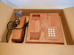  unused VIP ho n wooden keyaki( purity ) wistaria book@ communication machine boxed antique ②