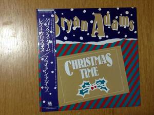 即決 12インチ シングル CHRISTMAS TIME 国内盤 クリスマス・タイム REGGAE CHRISTMAS ブライアン・アダムス Bryan Adams