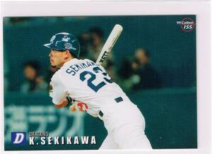 1999 カルビー プロ野球チップス カード #155 中日ドラゴンズ 関川浩一