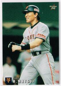 1999 カルビー プロ野球チップス カード #266 読売ジャイアンツ 松井秀喜 巨人 オールスター