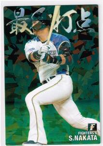 2021 カルビー プロ野球チップス カード 第2弾 チーム最多打点 #RL-05 北海道日本ハムファイターズ 中田翔 amazon スペシャルボックス限定