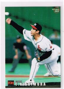 1999 カルビー プロ野球チップス カード #203 福岡ダイエーホークス 西村龍次