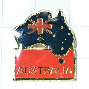 送料無料)オーストラリア国旗 地図 旅行記念 オーストラリア輸入 アンティーク PINS ピンズ ピンバッジ A14470