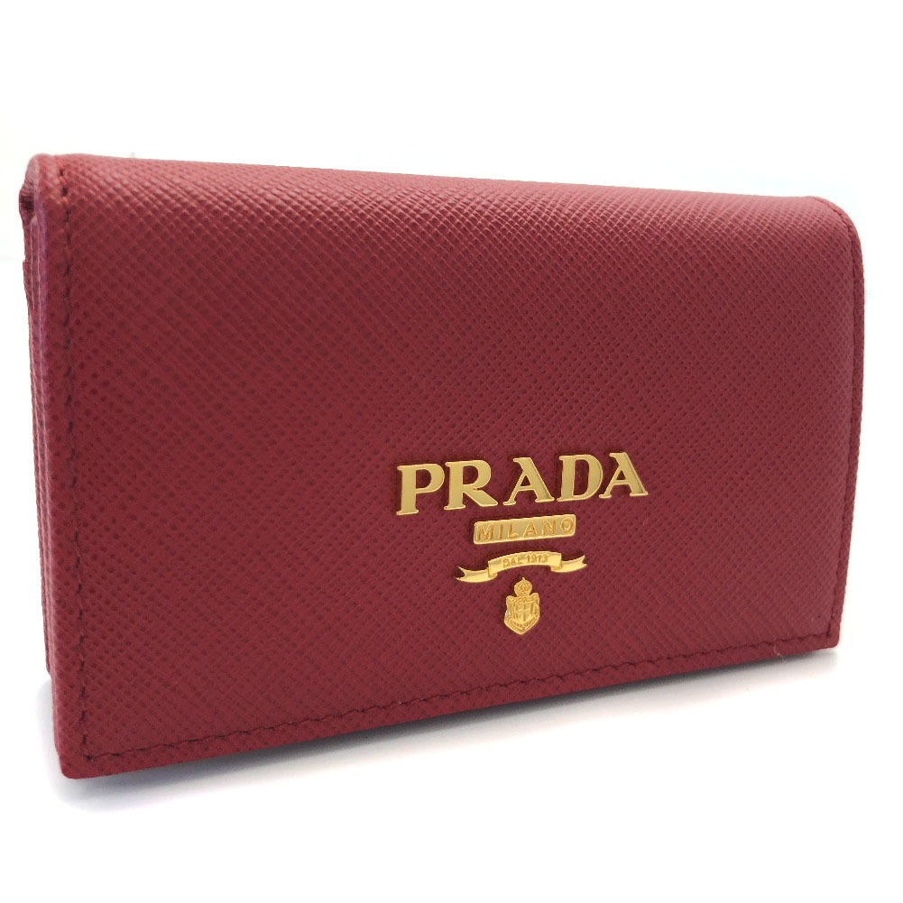 爆買い!】 【使用回数→少なく・傷有り】PRADA プラダ 名刺入れ 名刺