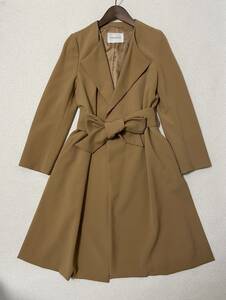 [ as good as new unused . close ultimate beautiful goods ]to-taliteTOTALITE gown coat free size beige large size XL possible ribbon belt attaching commuting going to school 