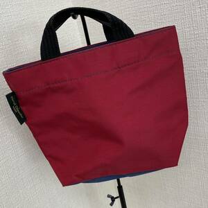Herve Chapelier Herve Chapelier boat shape tote bag red smaller size red no.40