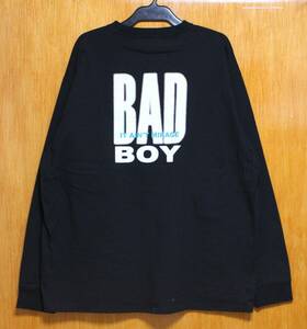 SALE！BAD BOY♪ (L)123127バットボーイ刺繍ゆったり長袖Tシャツ訳あり 