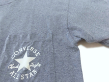90s USA製 CONVERSE コンバース 半袖 ポケット Tシャツ サイズL ブルー系 メンズ トップス_画像6