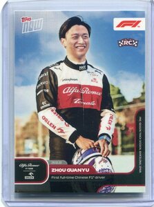 2022 Topps Now Formula 1 F1 P07 Zhou Guanyu 周冠宇 RC