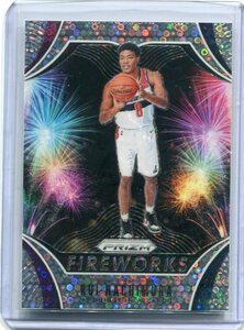 2019-20 PANINI PRIZM Fast Break Disco インサートカード FIREWORKS 八村塁