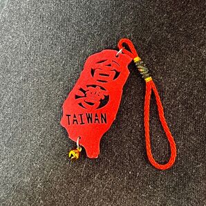 台湾 TAIWAN ストラップ キーホルダー 木彫り