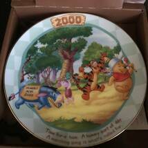 【Winnie-the-Pooh くまのプーさん 】DISNEY ディズニー くまのプーさん イヤープレート 装飾用皿_画像4