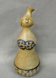 zC3488 ceramics and porcelain [. part peace Tang WATO vase doll ] box none secondhand goods interior miscellaneous goods flower vase flower arrangement ornament author thing 