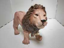 ライオン　どうぶつ王国　フィギュア　動物　ソフビ　ビッグサイズ　約30cm　エイコー　プライズ　やわらか素材　ソフトビニール　未使用品_画像1