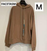 RIOTライオット FACETASM ファセッタズム パーカー 長袖 モカ　M_画像1