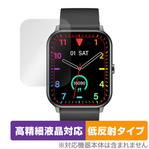 SOUNDPEATS Watch3 保護 フィルム OverLay Plus Lite for サウンドピーツ スマートウォッチ 3 高精細対応 アンチグレア 反射防止 指紋防止