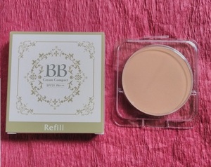 F053 Пополните пополнение среднего охры BB Cream Compact A Увлажающий косметический запуск, Funday, UV Cut 4 Роли FMG &amp; Mission