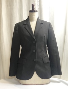  free shipping!BENETTON tailored jacket standard type dark gray M size 