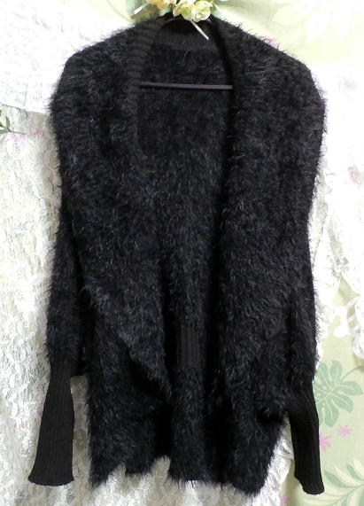 Black warm cardigan jacket / coat, ladies fashion & cardigan & medium size