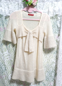 黄色Tシャツフワフワチュニック/トップス Yellow t shirt fluffy tunic/tops