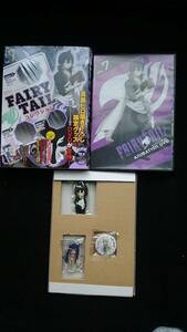 月刊　FAIRY TAIL コレクション　Vol.7 DVD ラバーストラップ アクリルキーホルダー 缶バッジ 未開封　付録付き　平野綾　真島ヒロ　即決