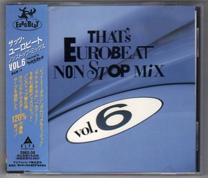 Σ Thats euro beat non Stop * Mix Vol.6 CD/THAT'S EUROBEAT NON STOP MIX/ Эдди рукоятка tin тонн Michael fortuna ti