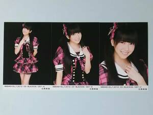 NMB48×B.L.T. 2012 03 白間美瑠 生写真 3種コンプ 検)BLT