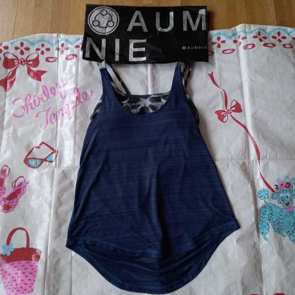 即決!!完売★アムニー/AUMNIE★レイヤードタンクトップ(M相当)送料無料