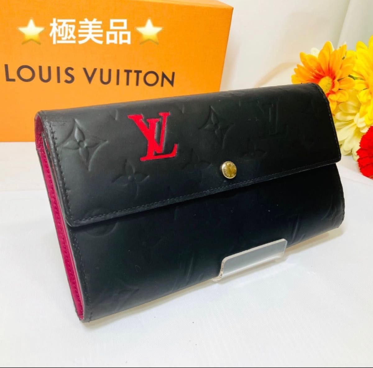 未使用に近い‼️ ルイヴィトン ヴェルニ ポルトフォイユ サラ 財布 長