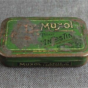 【送料無料】Muxol tin缶 フランス蚤の市 ブロカント アンティーク 104032