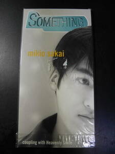 8cm CD シングル ○ 酒井ミキオ /SOMETHING c/w HEAVENLY SMILE TFDC-28033